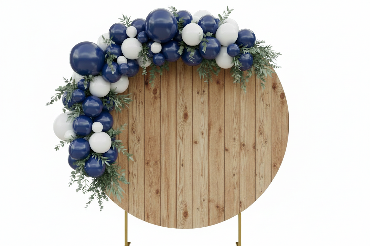 Round Arch Backdrop - One Day Rental
