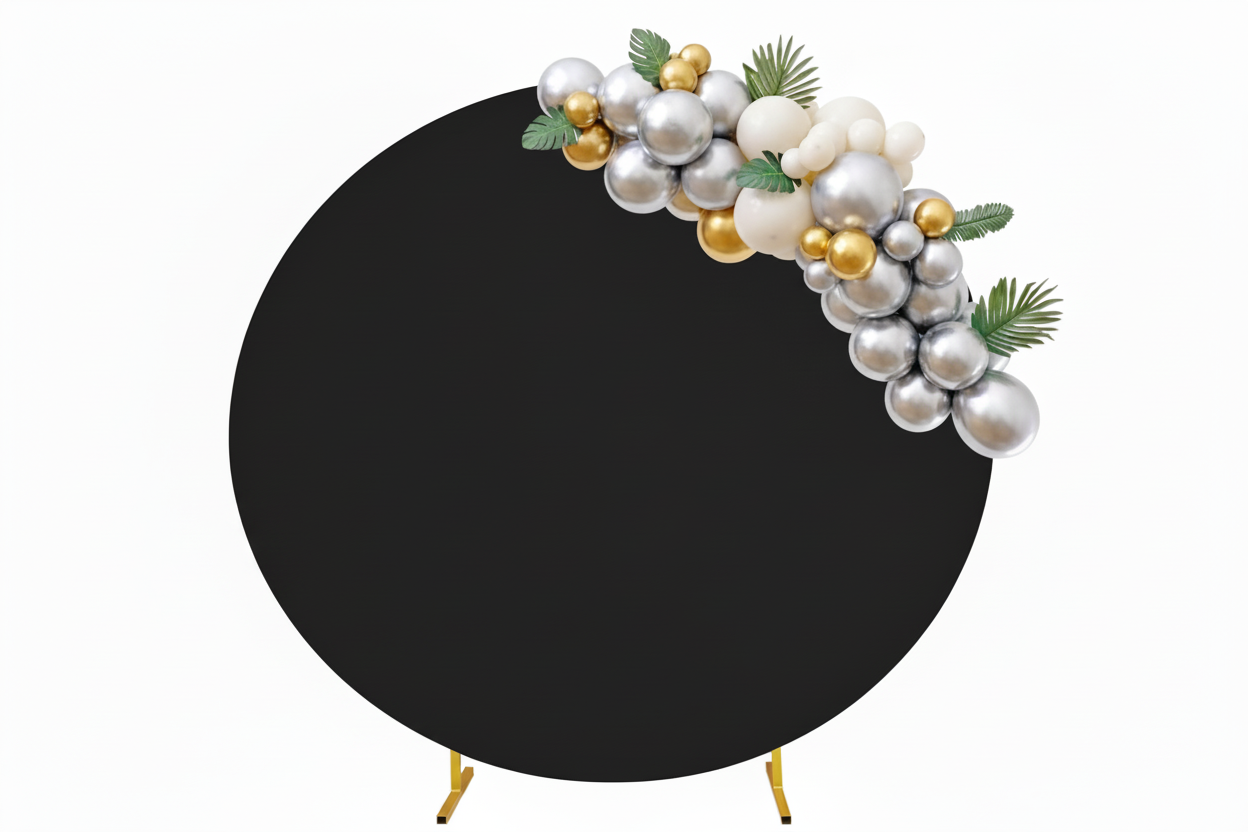 Round Arch Backdrop - One Day Rental