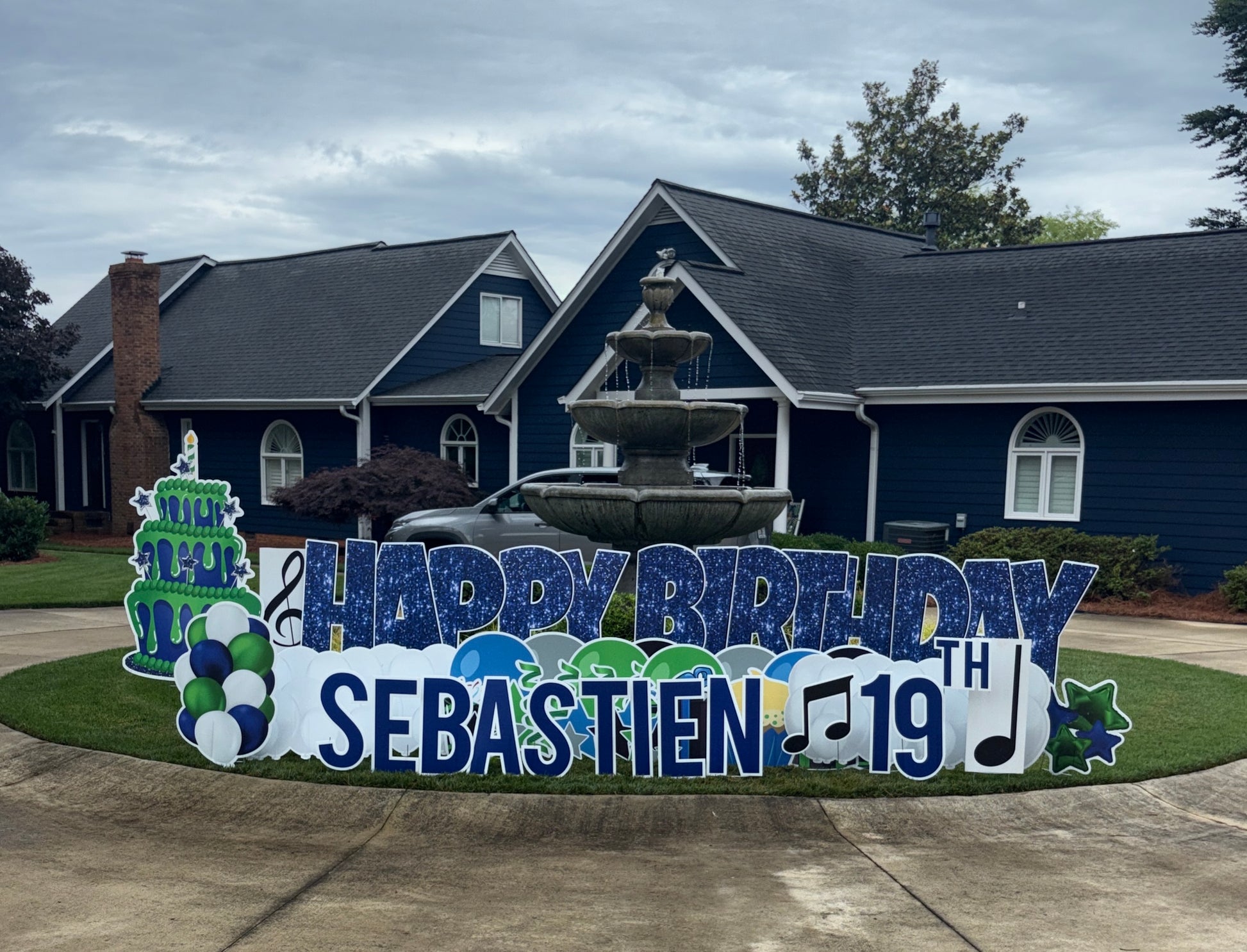 Happy Birthday Yard Sign