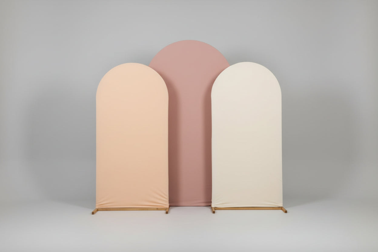 Fabric Arch Backdrop Set - One day rental