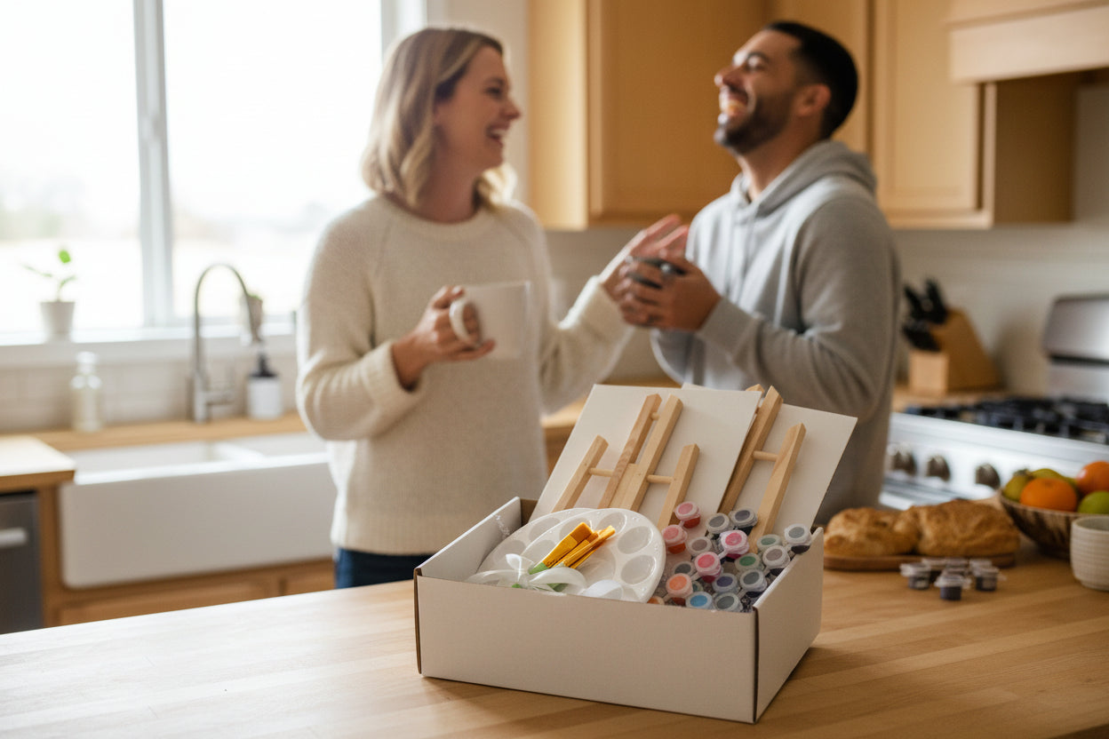 Picasso in a Box For Two - Sip, Paint & Connect!