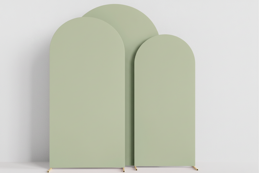 Fabric Arch Backdrop Set - One day rental