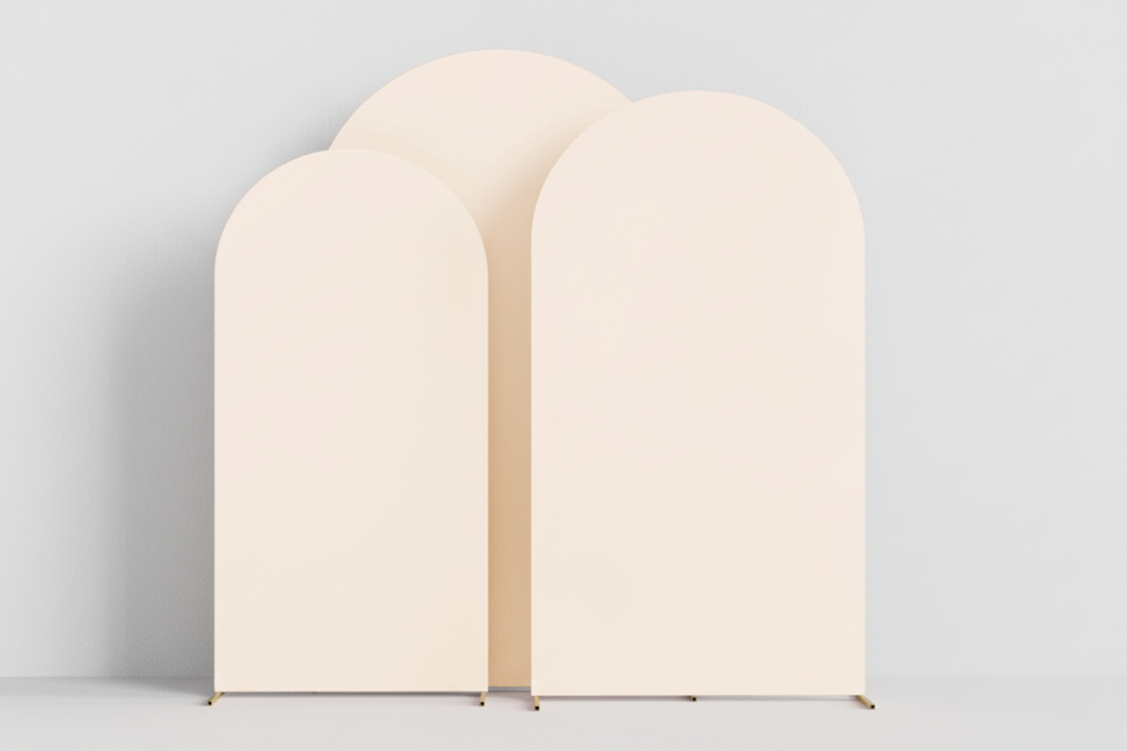 Fabric Arch Backdrop Set - One day rental