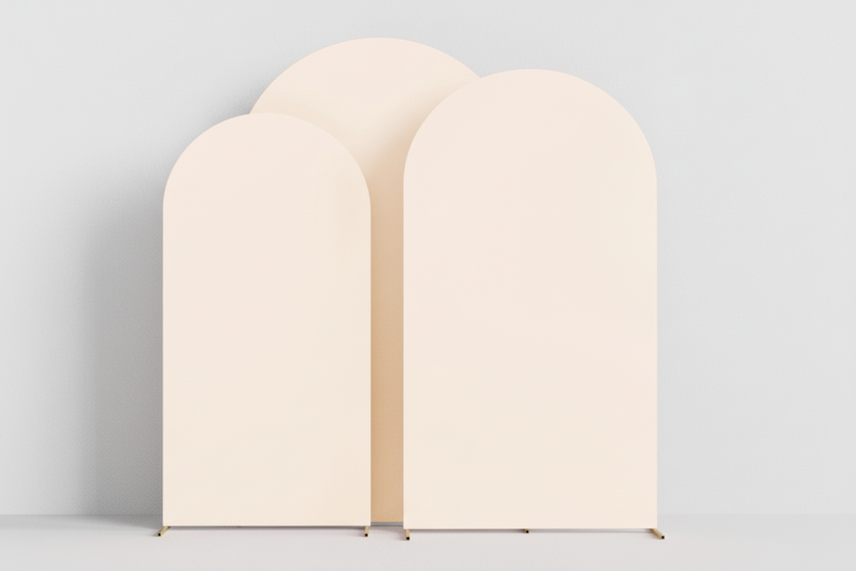 Fabric Arch Backdrop Set - One day rental