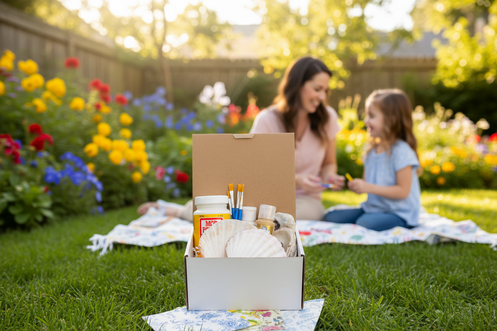 Coastal Creations – Seashell Dish Craft Kit for two