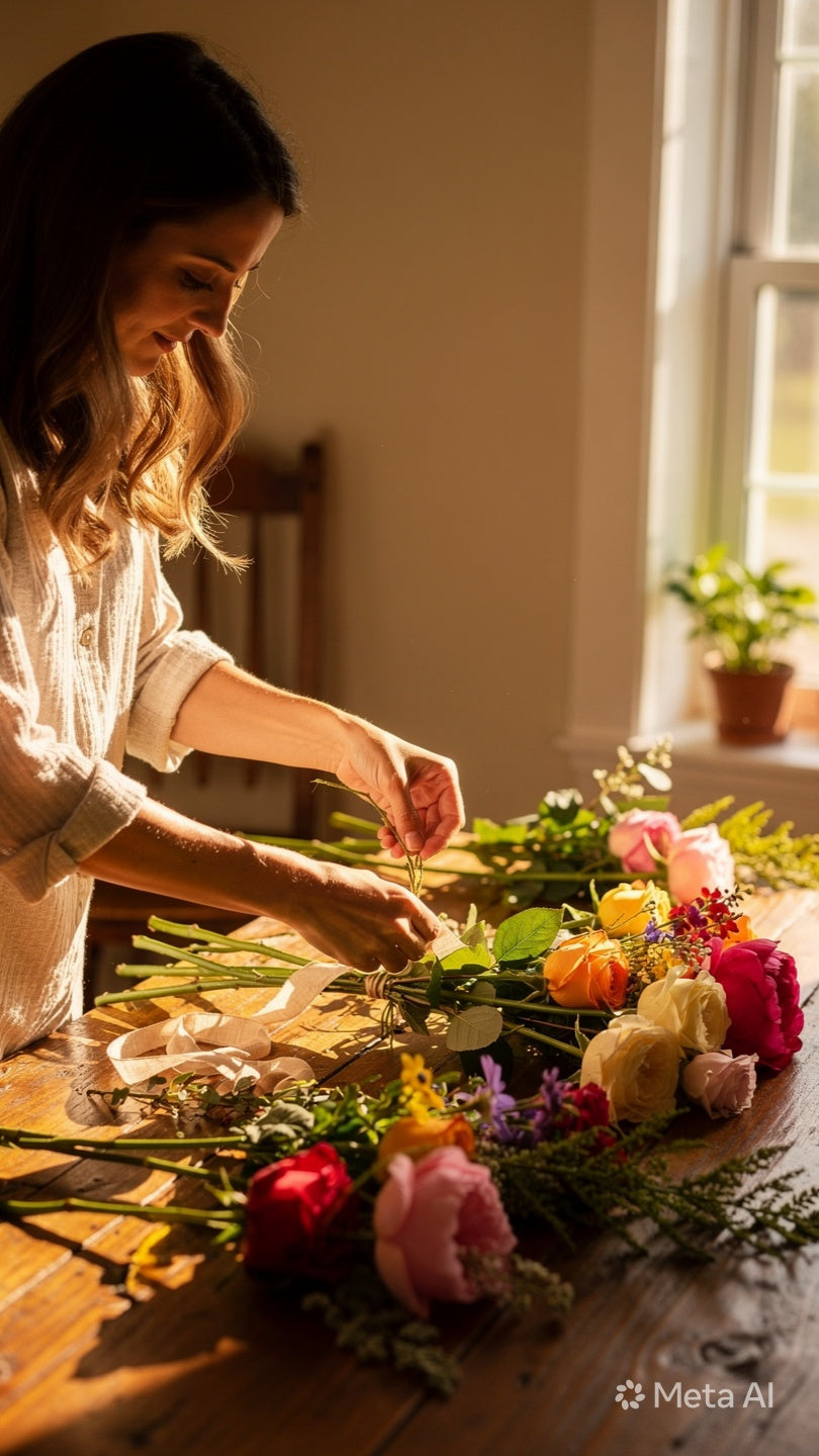 Make Your Own Bouquet -no vase