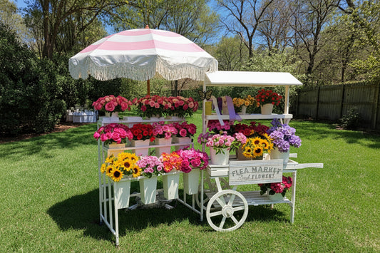 The Social Stem - Create Your Own Bouquet Cart Rental