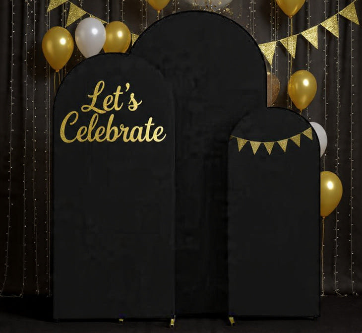 Fabric Arch Backdrop Set - One day rental