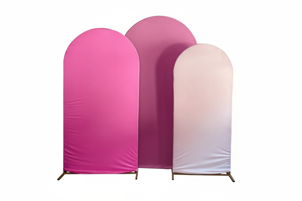 Fabric Arch Backdrop Set - One day rental
